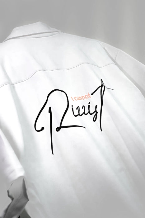 Rizzist Bowling Shirt - White